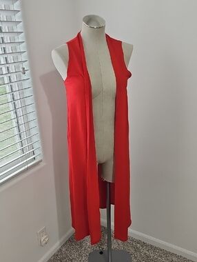 LuLaRoe Bright Red Layering Top